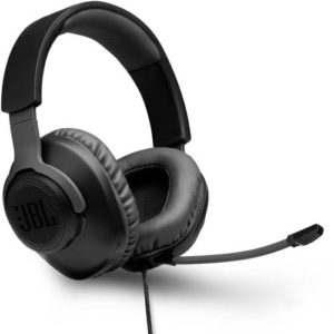 JBL Quantum 100 Wired Gaming Headset Black Rs 1499 flipkart dealnloot