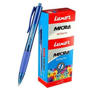 Luxor MICRA Ball Pen Blue Pack of Rs 119 amazon dealnloot