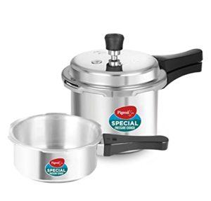 Pigeon by Stovekraft 12708 Aluminium Pressure Cooker Rs 779 amazon dealnloot