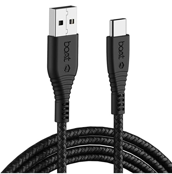 boAt Type C A325 Tangle-Free, Sturdy Type C Cable