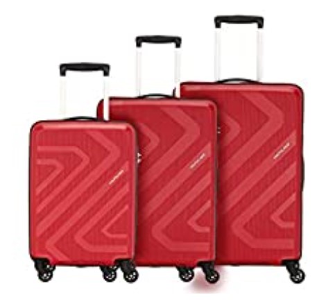 American toursiter Polypropylene Small-55 cm, Medium-68 cm, Large-79 cm Hard Trolley Set