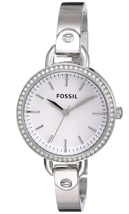 Fossil Analog Silver Dial Women's Watch-BQ3162