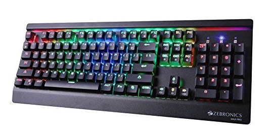 Zebronics Zeb-Max Pro Mechanical Gaming Full Size Keyboard