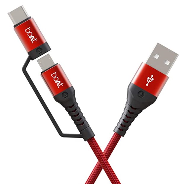 boAt Deuce USB 300 2 in 1 Type-C & Micro USB