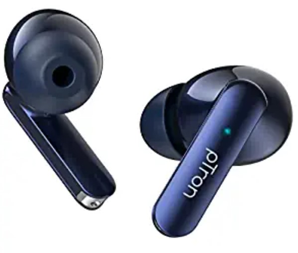 pTron Bassbuds Duo in-Ear Earbuds with 32Hrs Total Playtime