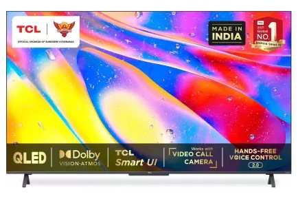 TCL C725 139 cm (55 inch) QLED Ultra HD (4K) Smart Android TV