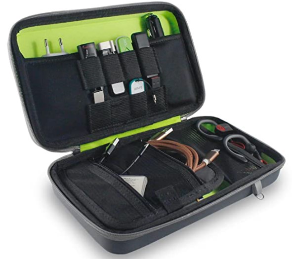 Tizum Portable EVA Universal Electronic Travel Gadgets and Accessories Organizer
