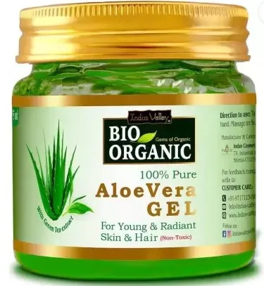 Indus Valley 100% Bio Organic Aloe Vera Gel For Skin