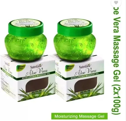 NutriGlow Aloe Vera Moisturizing Massage Gel 100gm Pack of 2  (200 g)