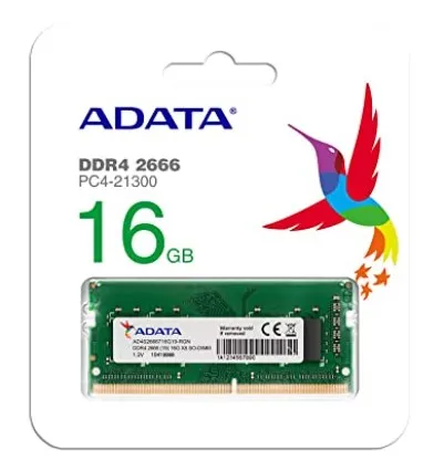 A DATA Premier 16GB DDR4 2666MHz AD4S2666716G19 RGN 260 pin SODIMM RAM (Laptop)