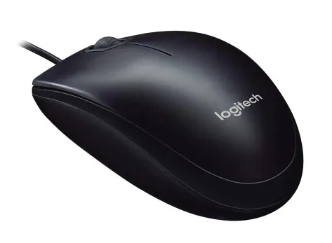 Logitech M90 USB 2.0 Ambidextrous Optical Wired Mouse with 1000 DPI Optical Tracking