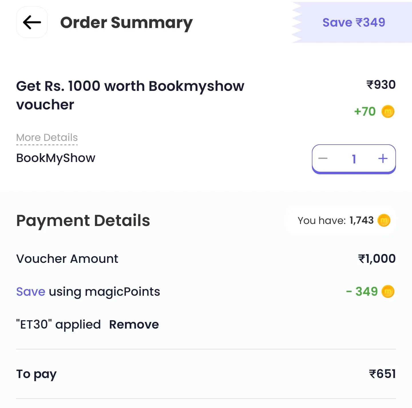 Magicpin bookmyshow voucher offer