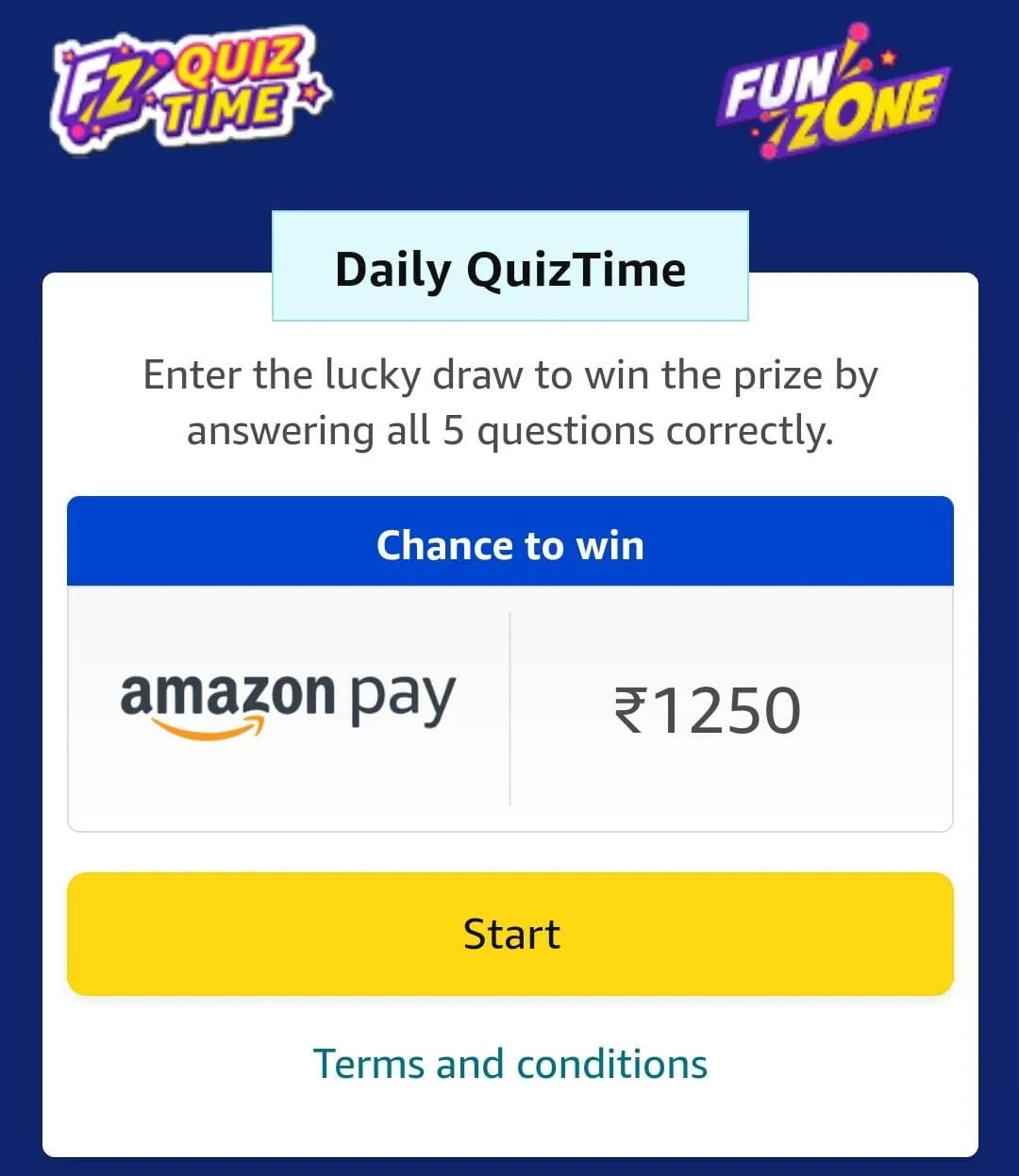 amazon daily quiz