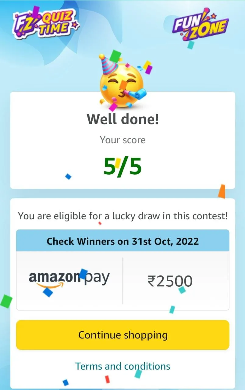 amazon quiz 30 oct 1