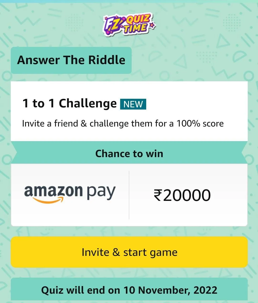 amazon riddle 22 oct