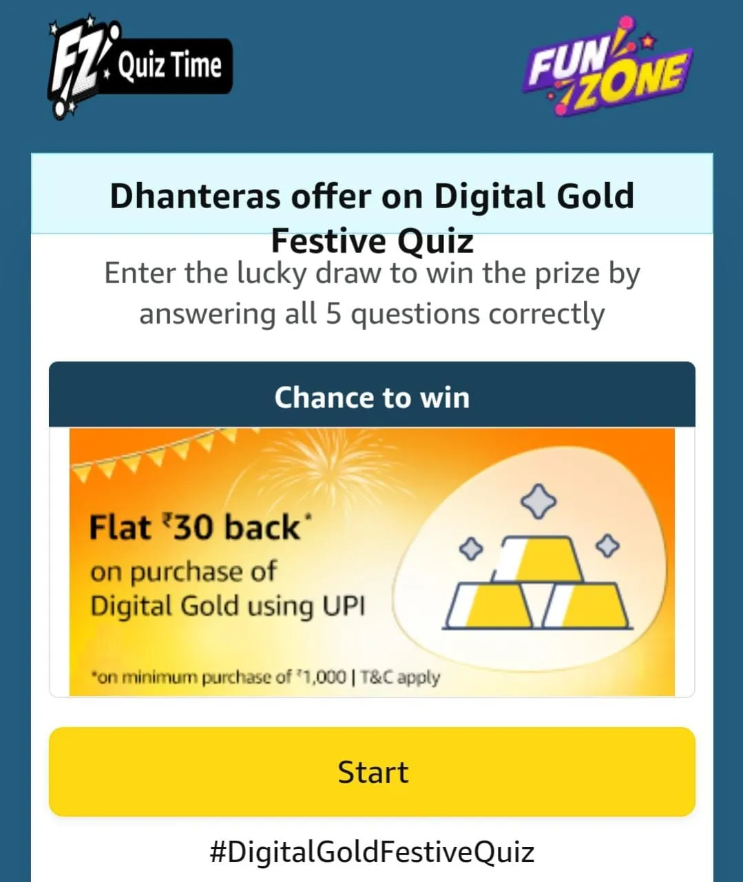 dhanteras quiz