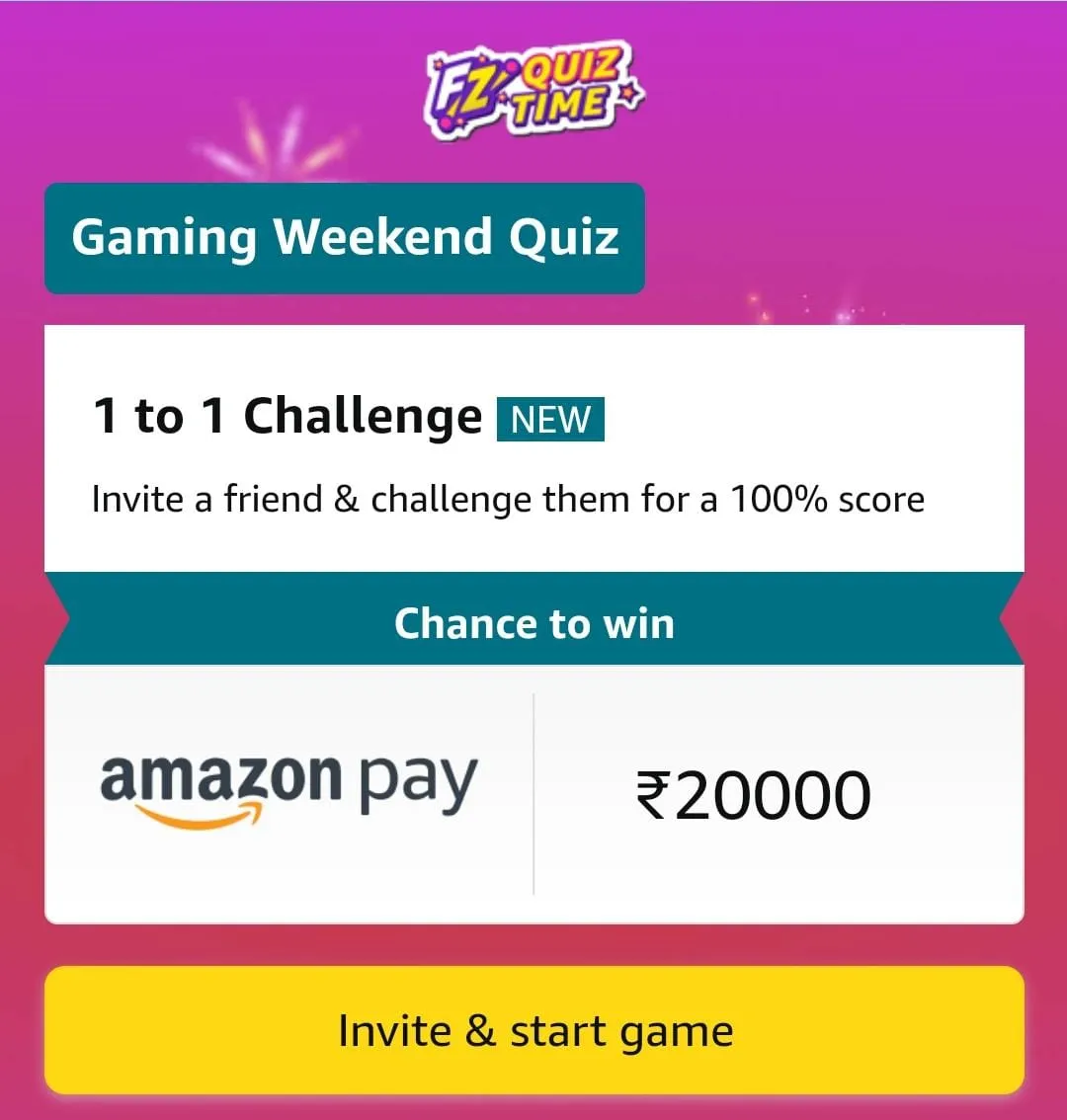 gaming weekend quiz 1 oct 22