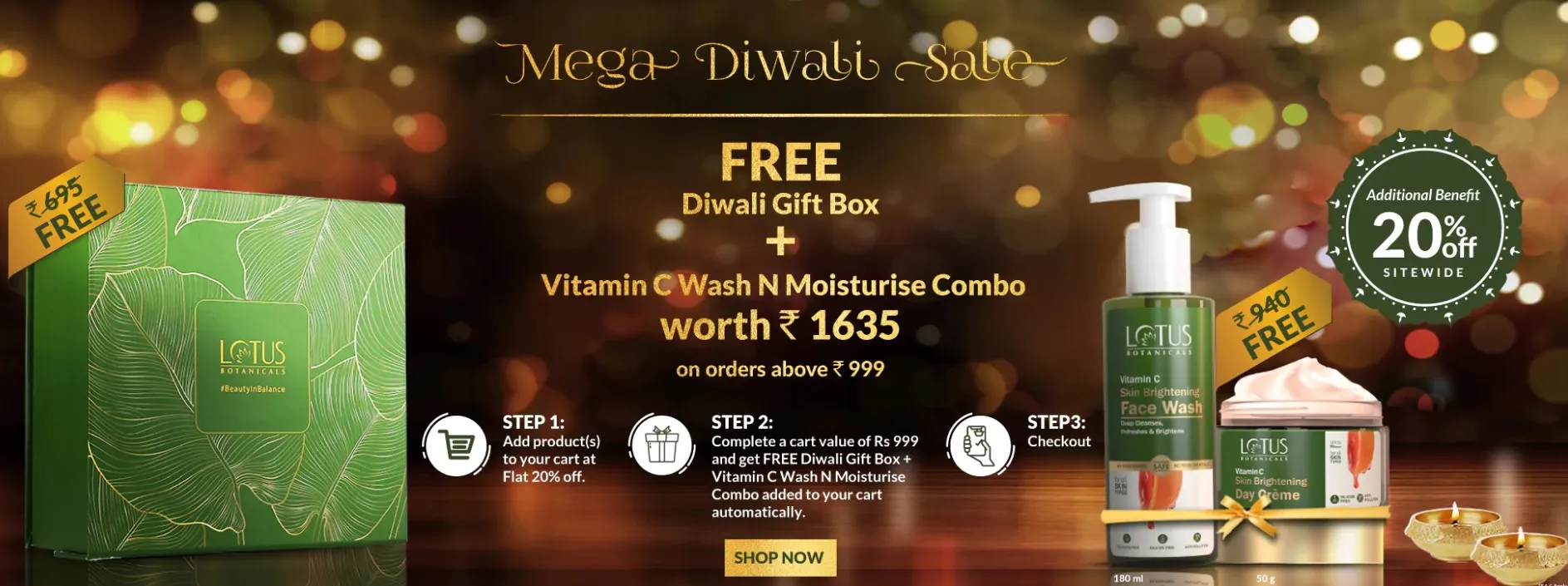 lotusbotanicals mega diwali sale