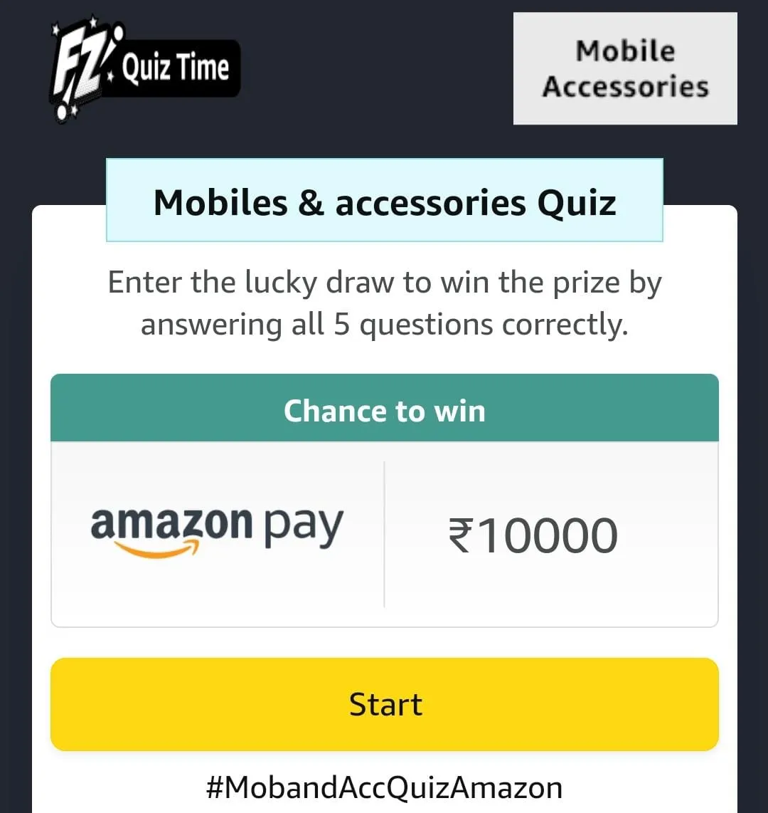 mobile and accessories quiz 26 oct