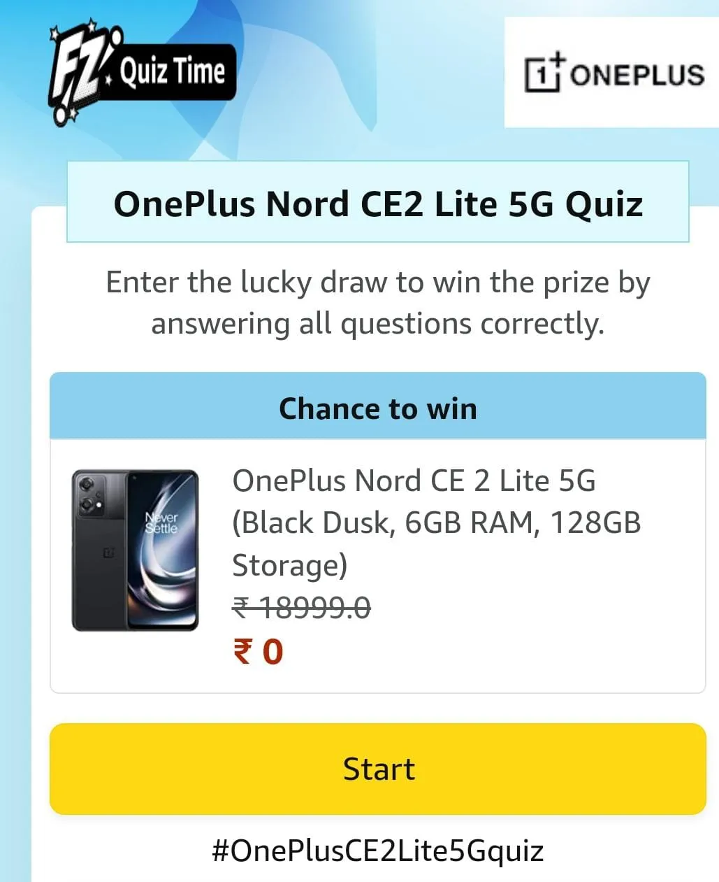 oneplus nord ce2 quiz