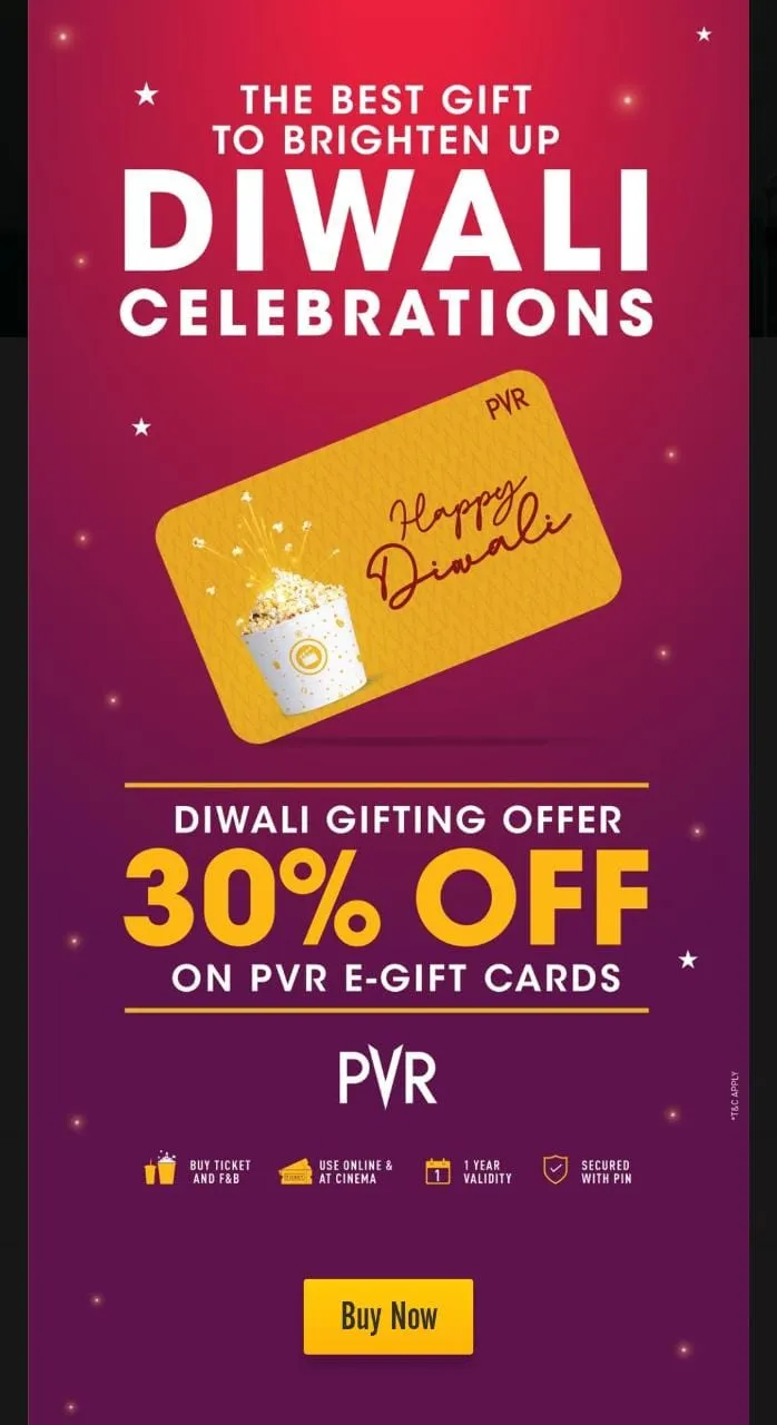 pvr diwali