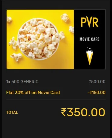 pvr gift voucher discount