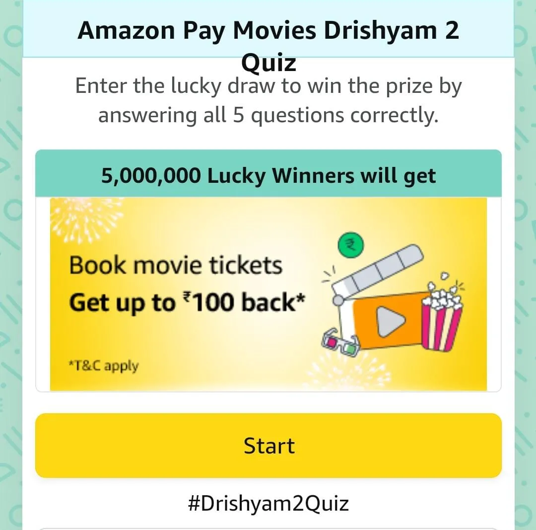 amazon drishyam quiz