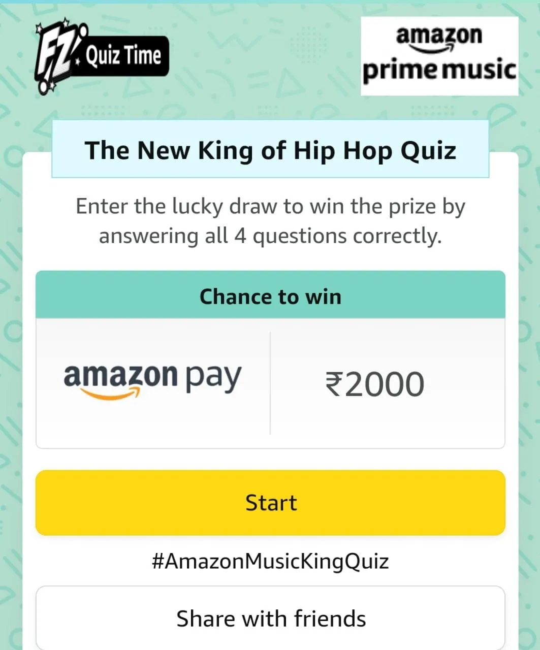 amazon the new king of hip hop quiz