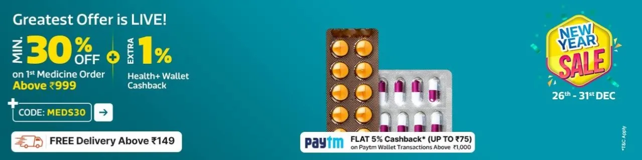 flipkart medicine new year sale