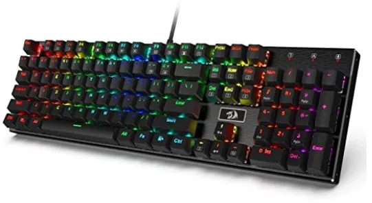 Redragon K556 RGB LED Backlit Wired Mechanical Gaming Keyboard