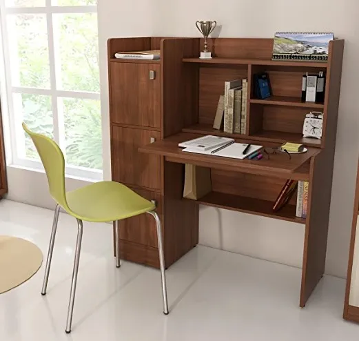 Spacewood Winner Engineered Wood Study Desk (Walnut Finish,Walnut Rigato)