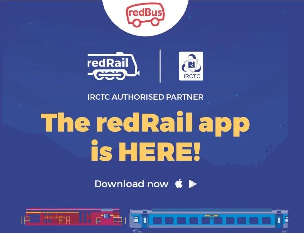 redbus redrail app