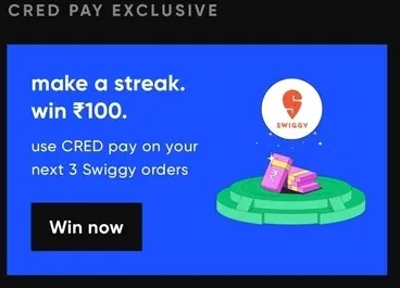 CRED Swiggy Offer