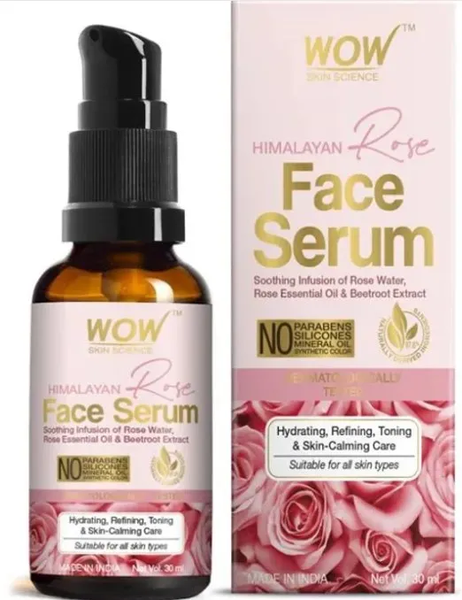 Wow Himalayan Rose Face Serum   for Hydrating & Toning Skin