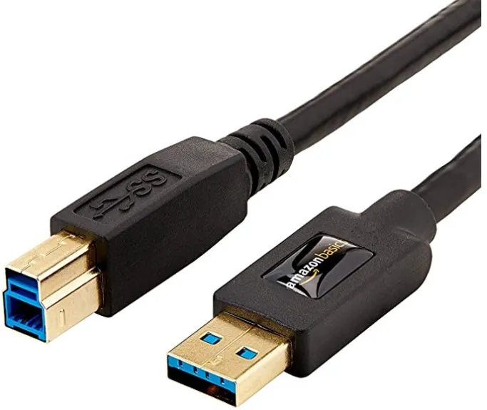 Amazon Basics USB 3.0 A Male to B Male Cable For Personal Computer   9 Feet