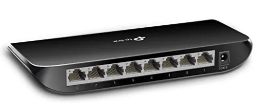 TP Link TL SG1008D 8 Port Desktop Switch (Black)