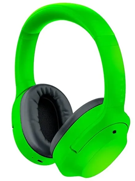 Razer Opus X   Green   Active Noise Cancellation Gaming Wireless On Ear Headset