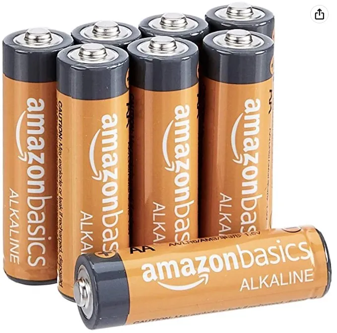 Amazon Basics AmazonBasics AA Performance Alkaline Non Rechargeable Batteries (8 Pack)