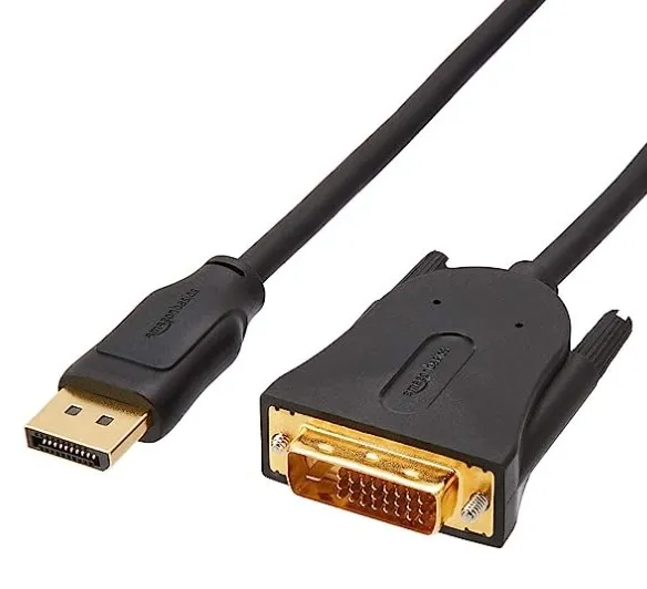 AmazonBasics DisplayPort to DVI Cable for Personal Computer