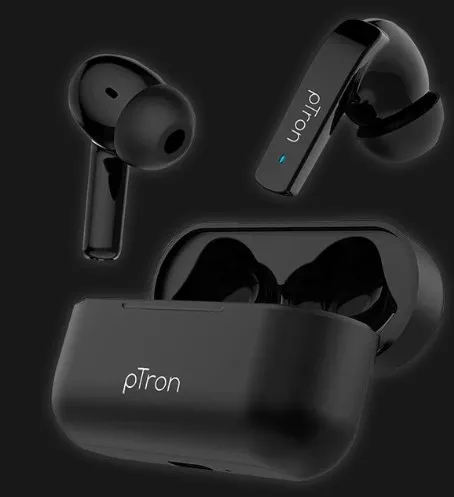 pTron Basspods 992 140318090 TWS Earbuds with Active Noise Cancellation