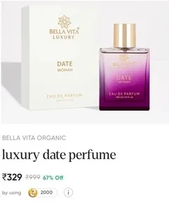 Bella Vita Luxury Date Woman Eau De Parfum   100ml