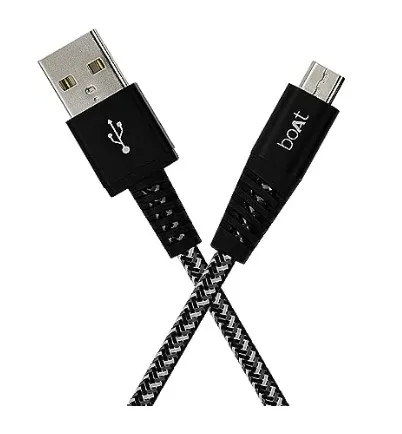 boAt Rugged V3 Extra Tough Unbreakable Braided Micro Usb Cable